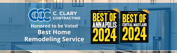 Celebrating Success: C Clary Contracting Is What’s Up Magazine’s Best Home Remodeling Service in Annapolis and Central MD