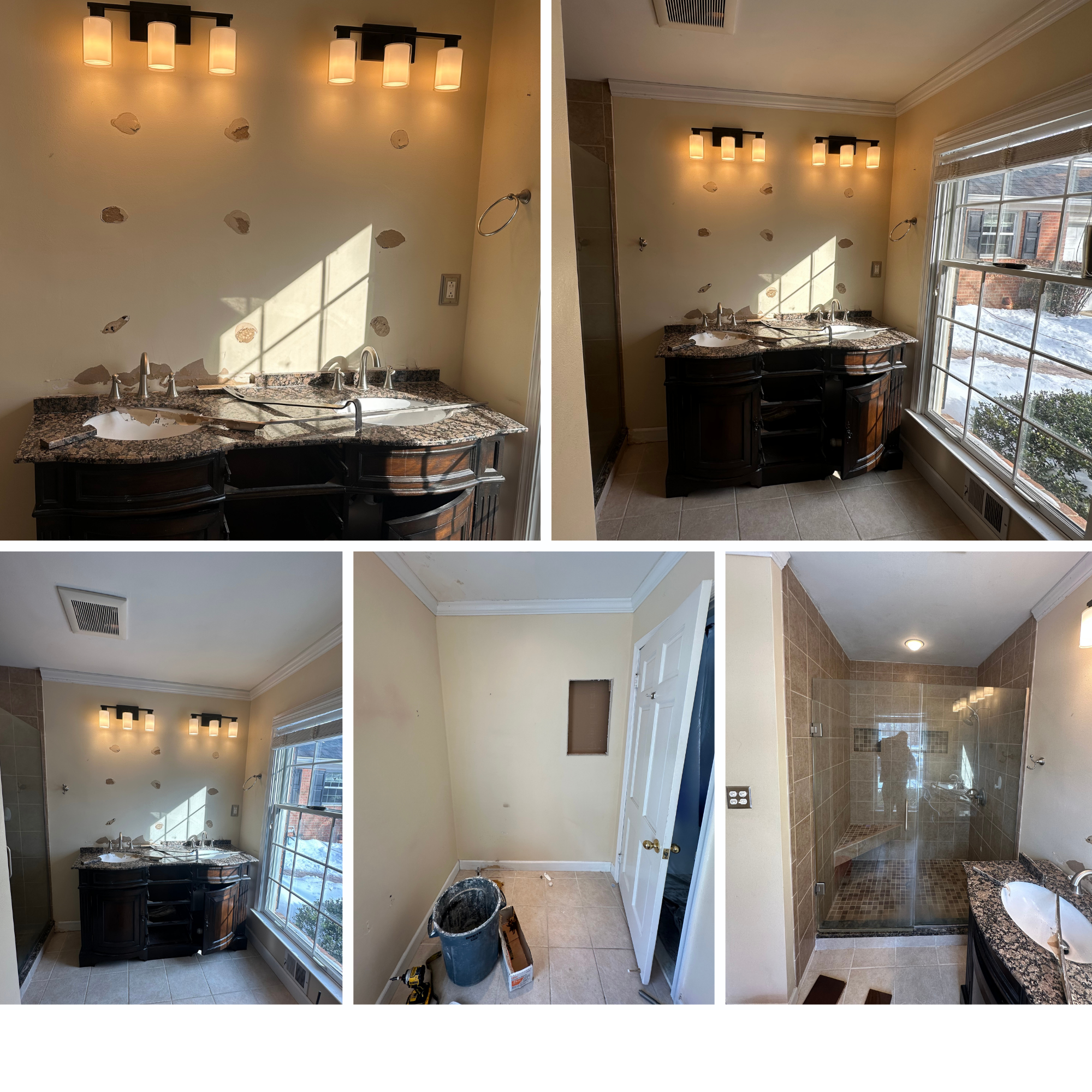 Maryland bathroom before renovation